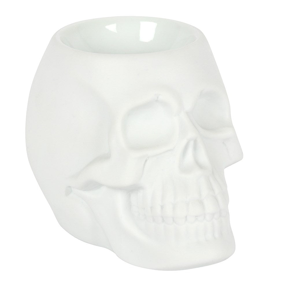 White Skull Oil Burner - Chilo Chic