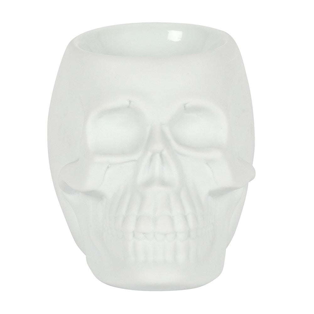 White Skull Oil Burner - Chilo Chic