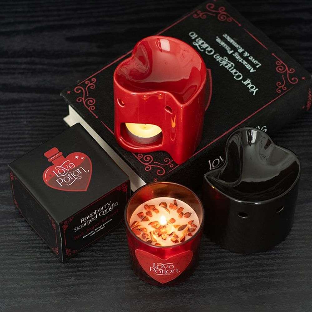 Black Heart Oil Burner - Chilo Chic