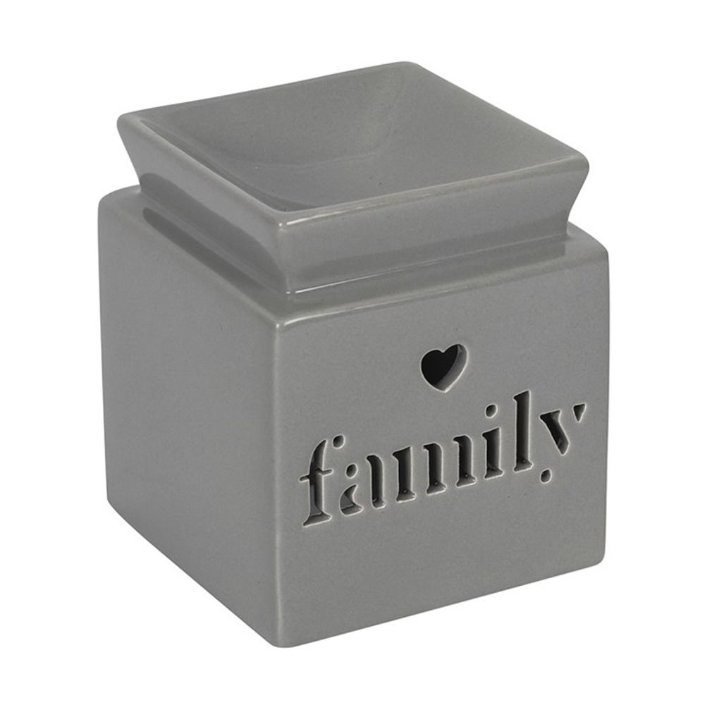 Grey Family Cut Out Oil Burner - Chilo Chic