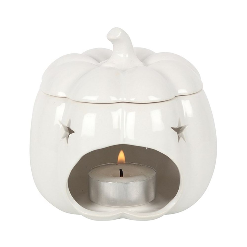 White Pumpkin Oil Burner - Chilo Chic