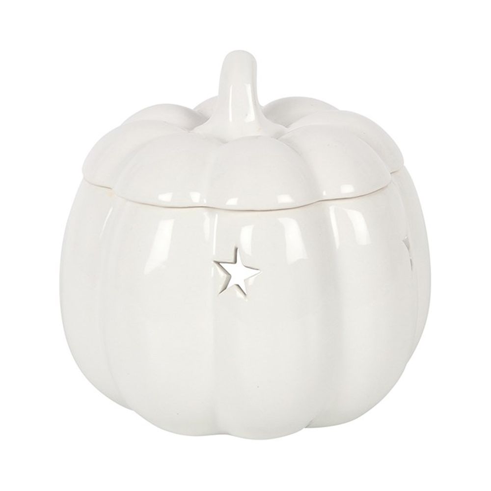 White Pumpkin Oil Burner - Chilo Chic