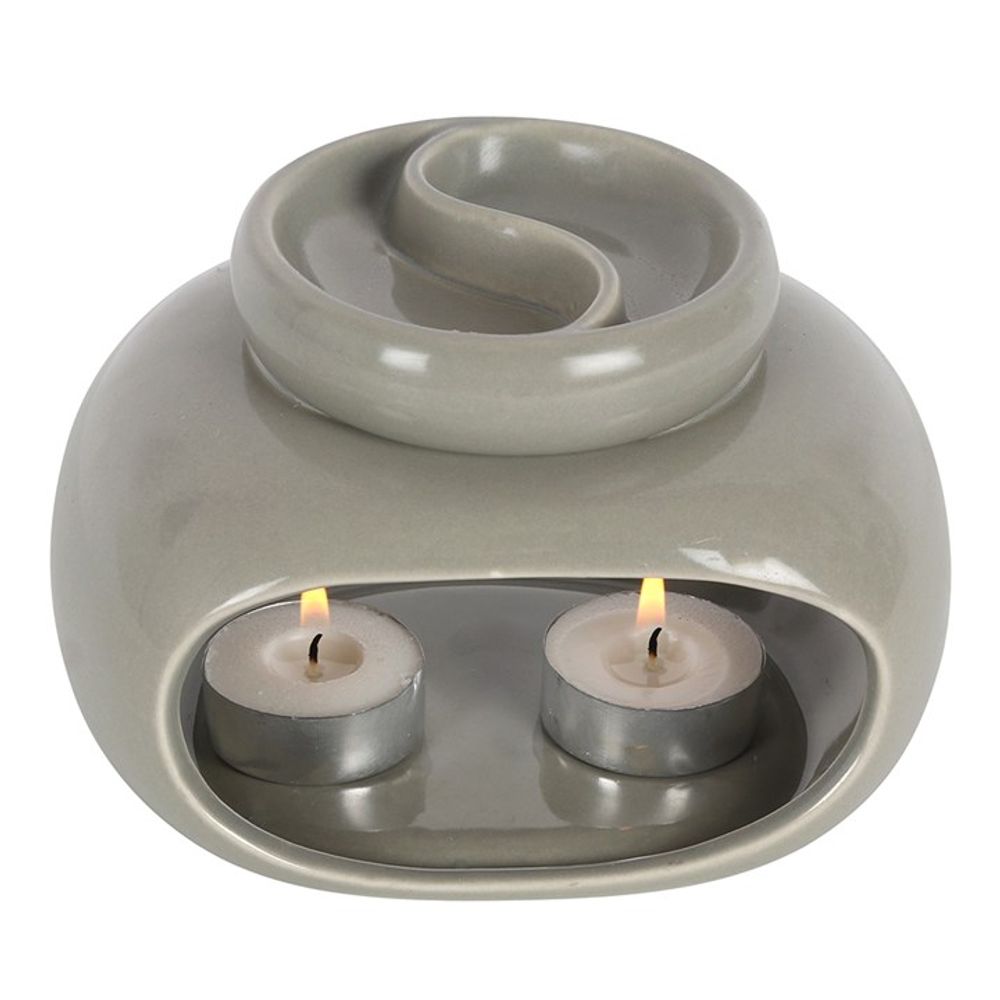 Grey Double Oil Burner - Chilo Chic