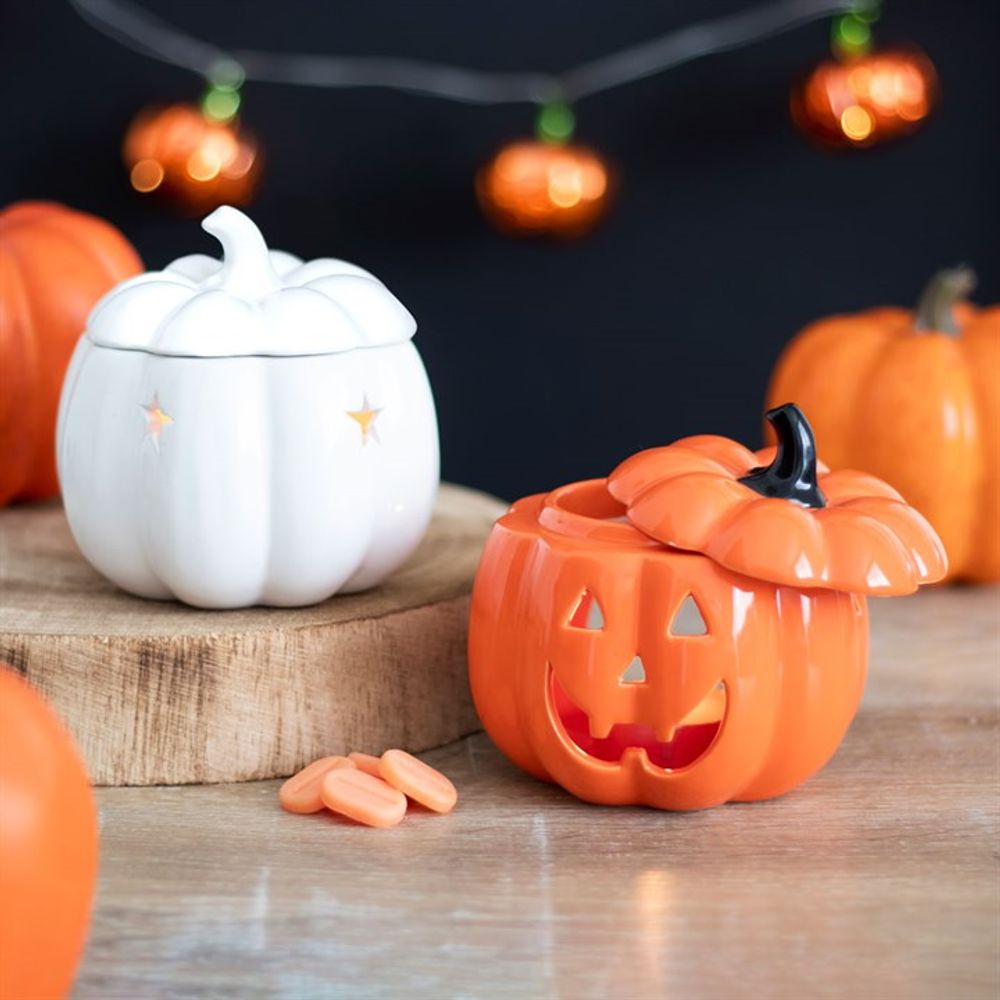 White Pumpkin Oil Burner - Chilo Chic