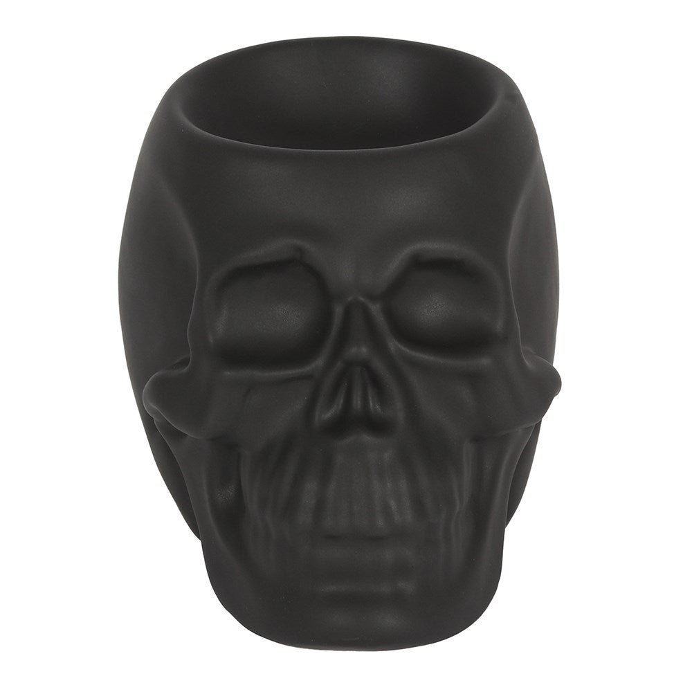 Black Skull Oil Burner - Chilo Chic