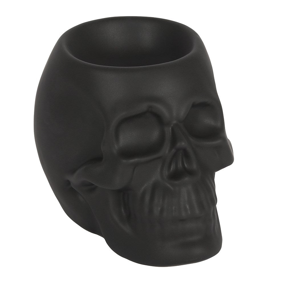 Black Skull Oil Burner - Chilo Chic