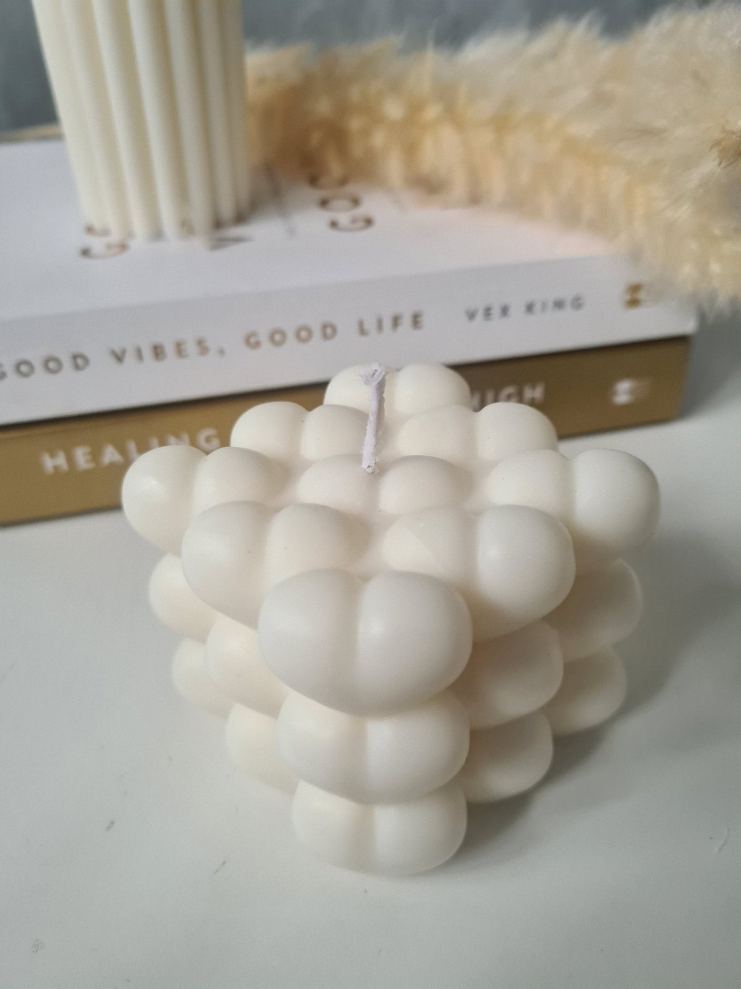 Bubble Heart Candle - Chilo Chic