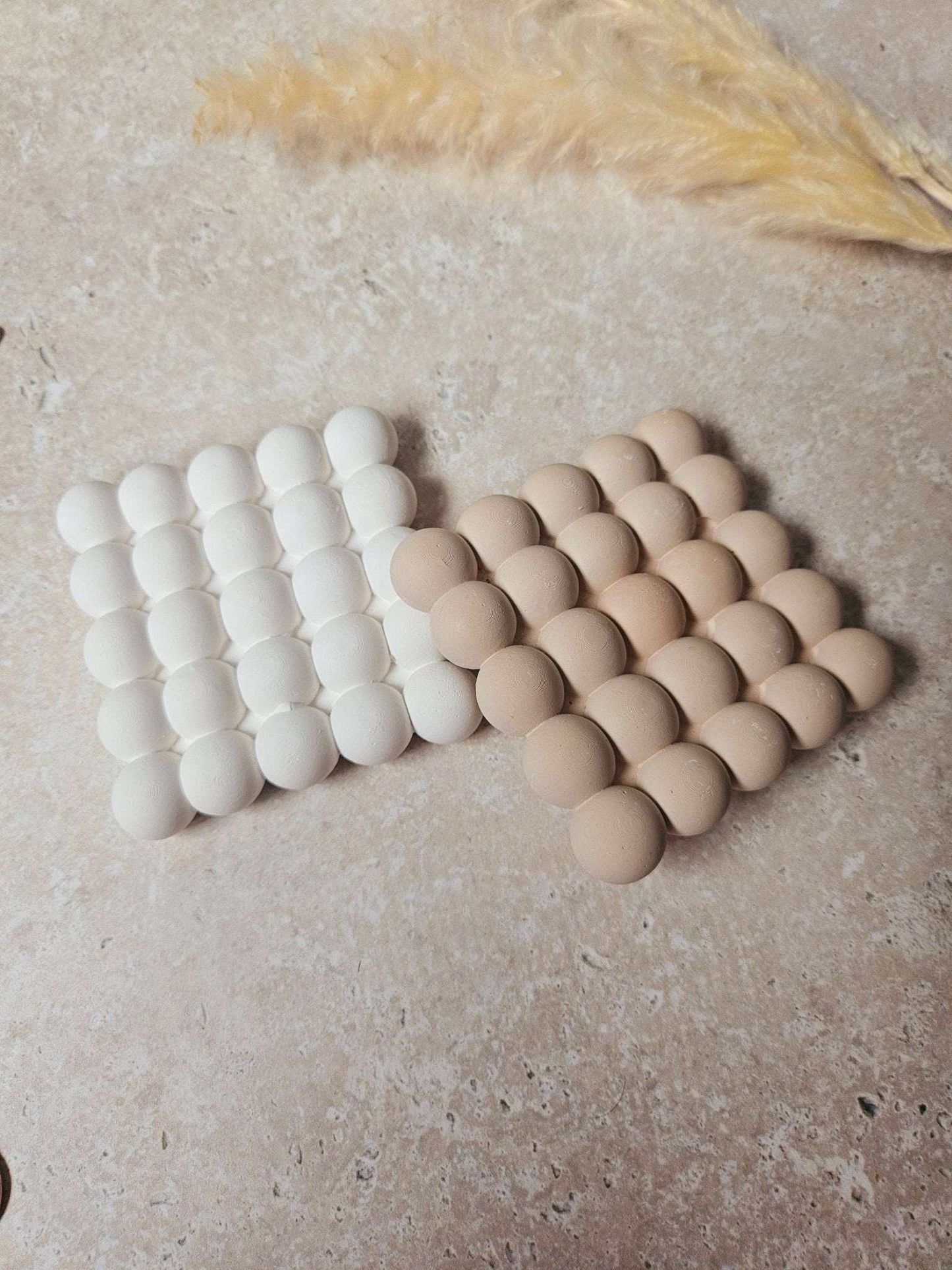 Concrete bubble coaster - Chilo Chic