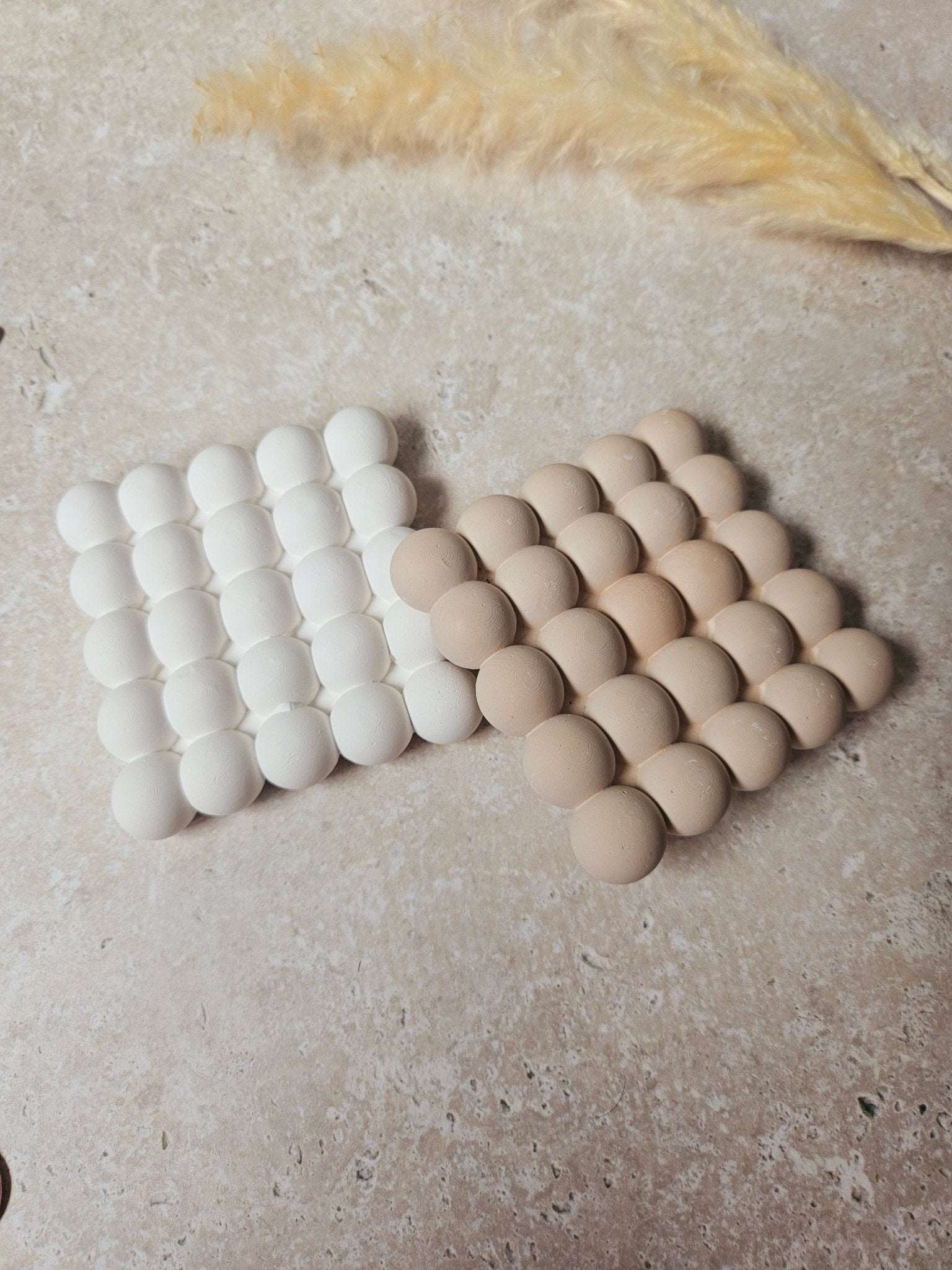 Concrete bubble coaster - Chilo Chic