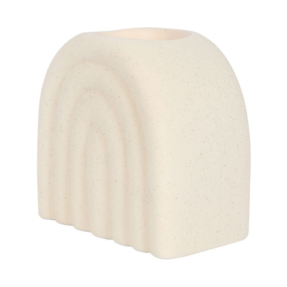 Cream Speckle Arch Oil Burner - Chilo Chic