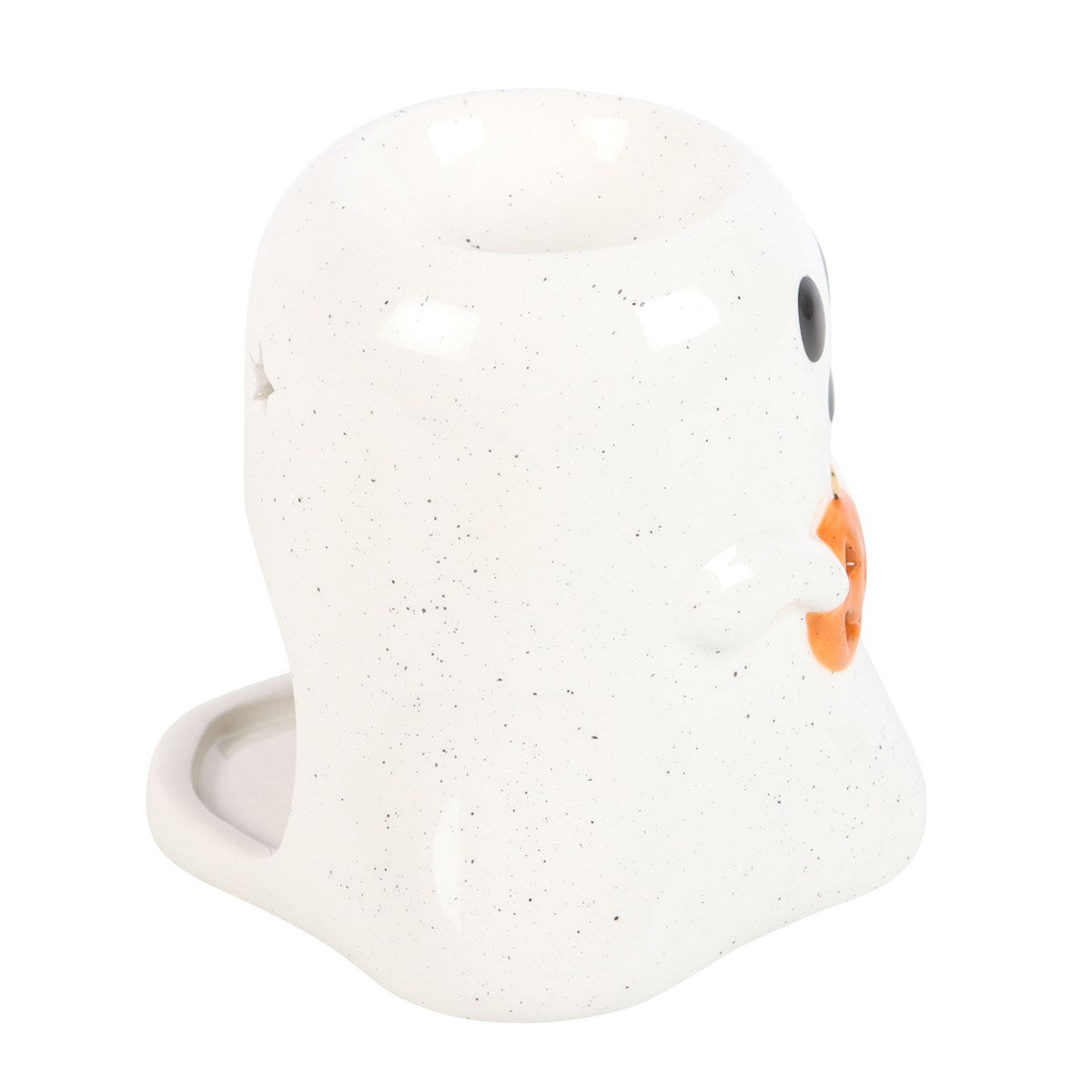 Ghost Shaped Oil Burner with Pumpkin - Chilo Chic