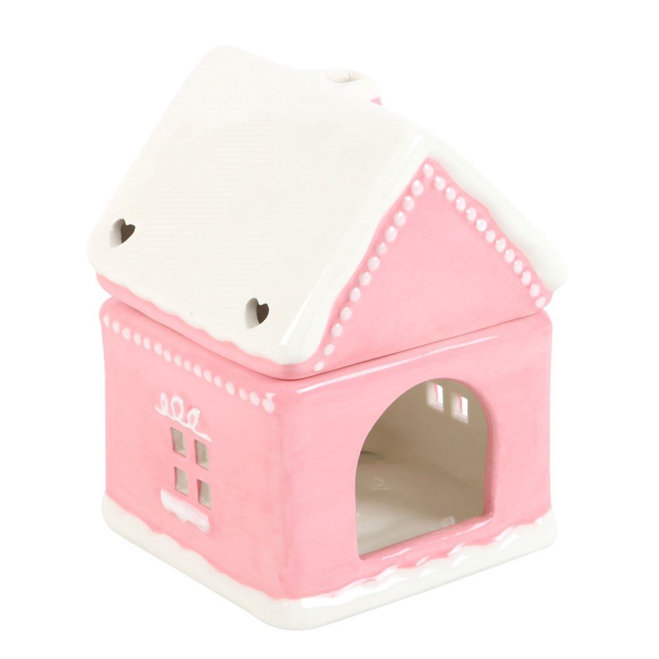 Pink Gingerbread House Oil Burner - Chilo Chic