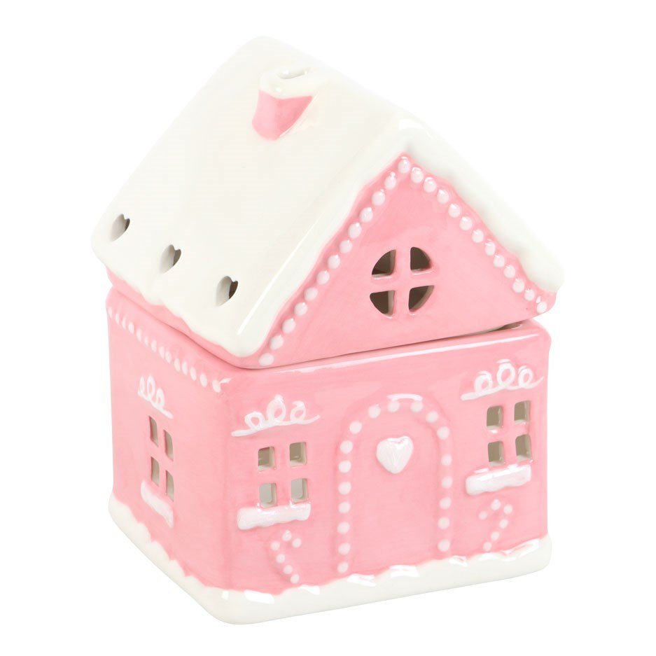 Pink Gingerbread House Oil Burner - Chilo Chic