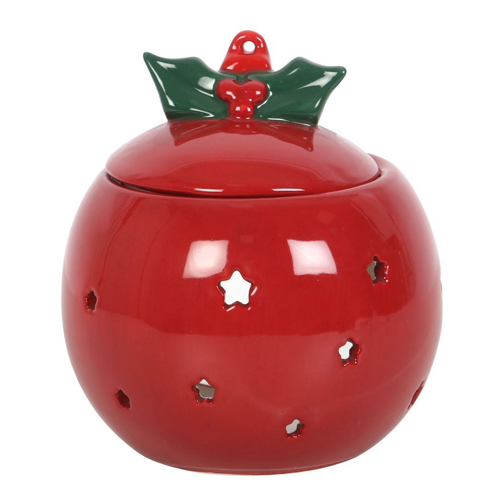 Red Bauble Oil Burner - Chilo Chic