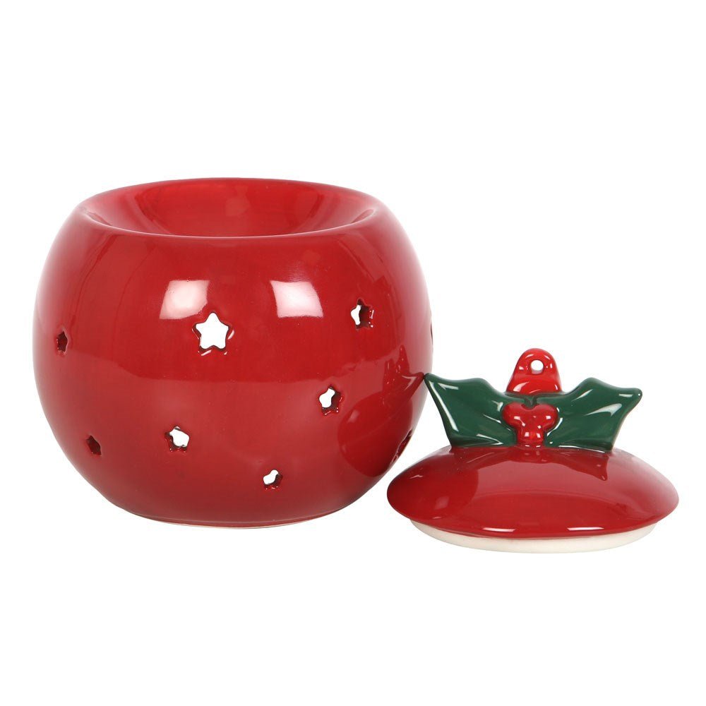 Red Bauble Oil Burner - Chilo Chic