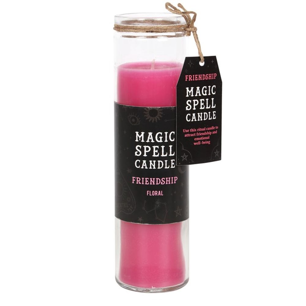 Floral 'Friendship' Spell Tube Candle - Chilo Chic