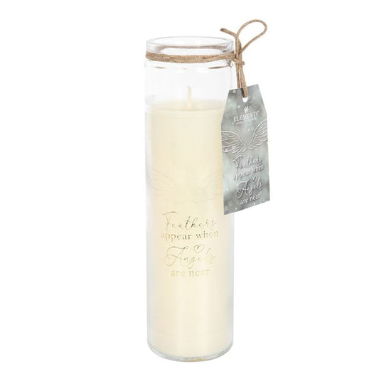 Feathers Appear Vanilla Tube Candle - Chilo Chic