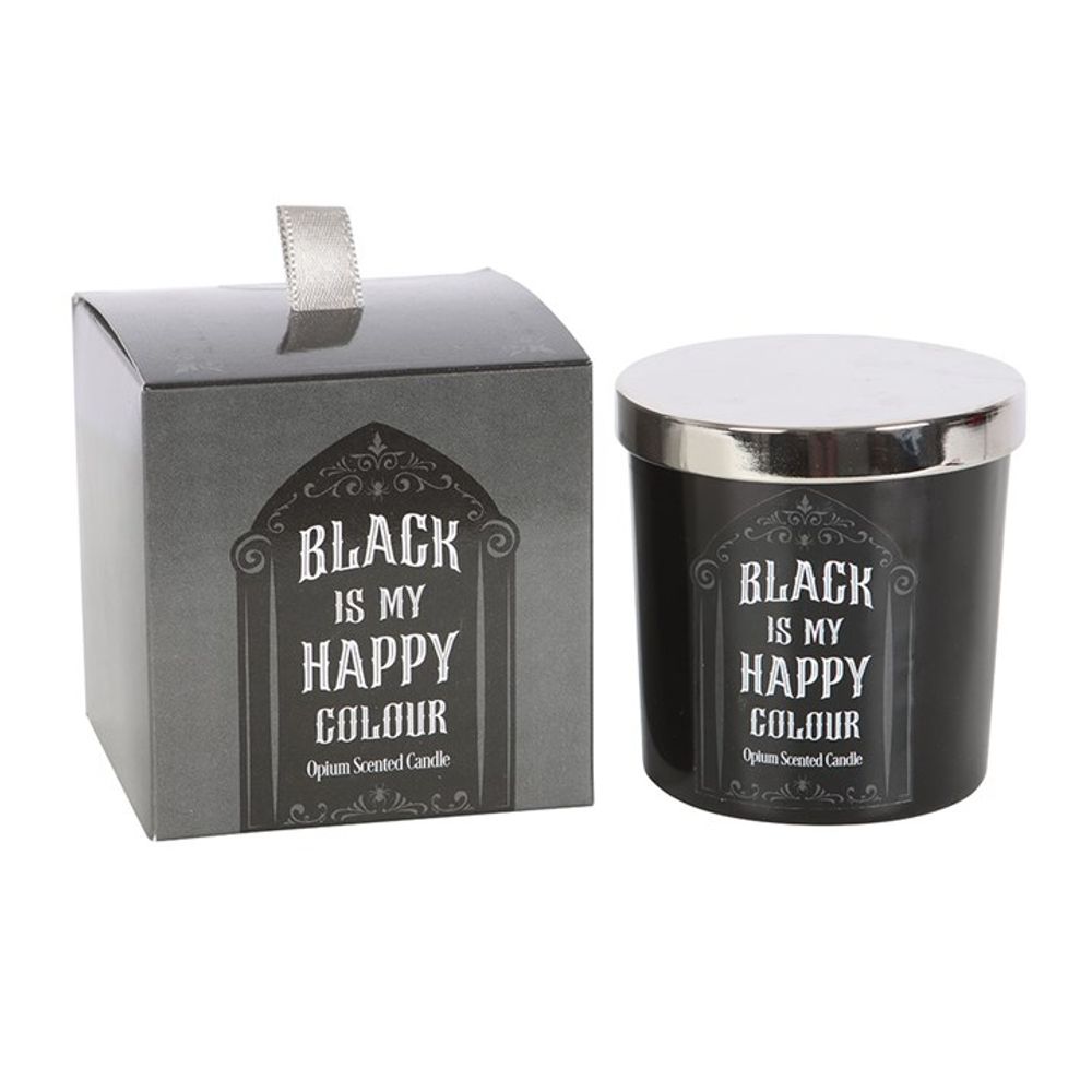 Black is My Happy Colour Opium Candle - Chilo Chic