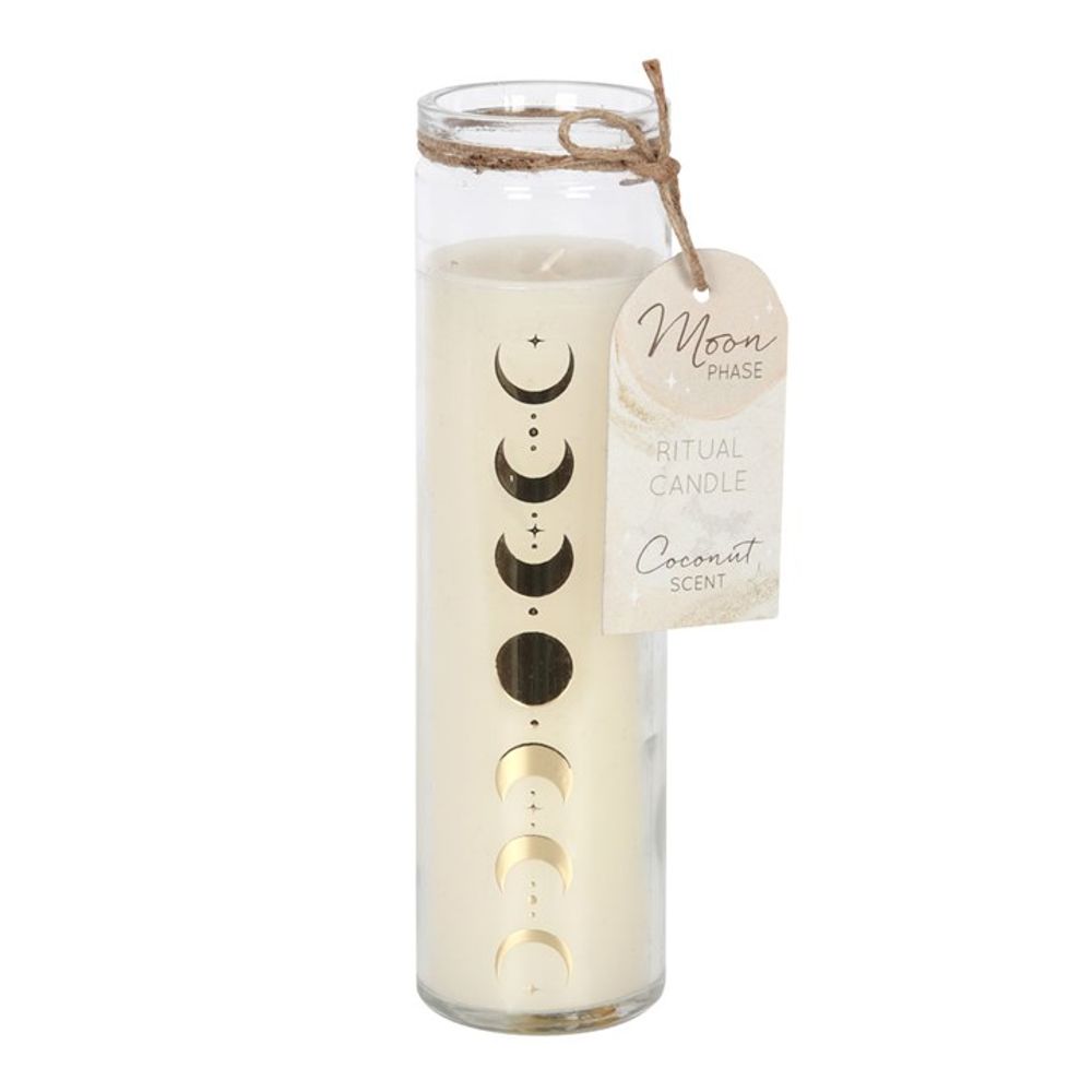 Moon Phase Coconut Tube Candle - Chilo Chic