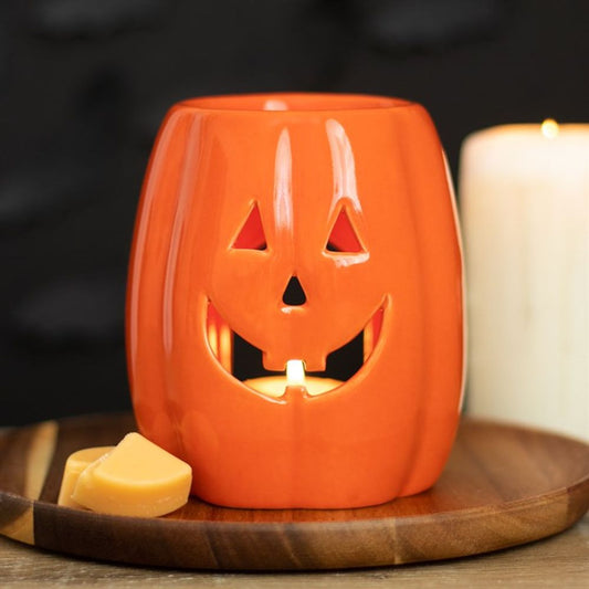 Jack-o'-Lantern Oil Burner and Wax Warmer - Chilo Chic