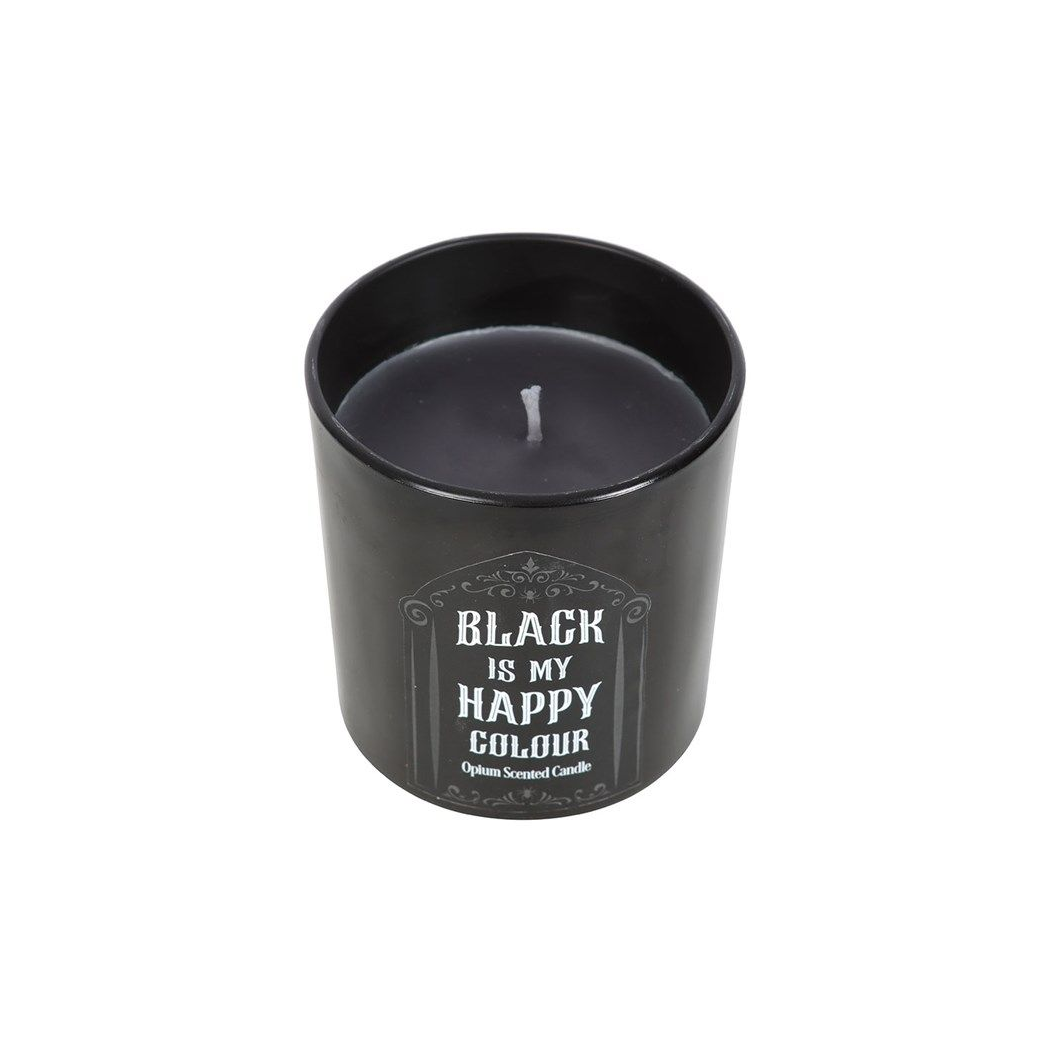 Black is My Happy Colour Opium Candle - Chilo Chic