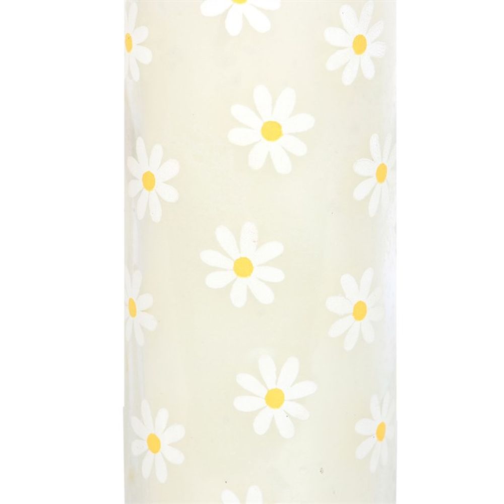 White Daisy Tube Candle - Chilo Chic