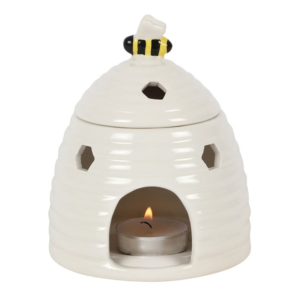 White Beehive Oil Burner - Chilo Chic