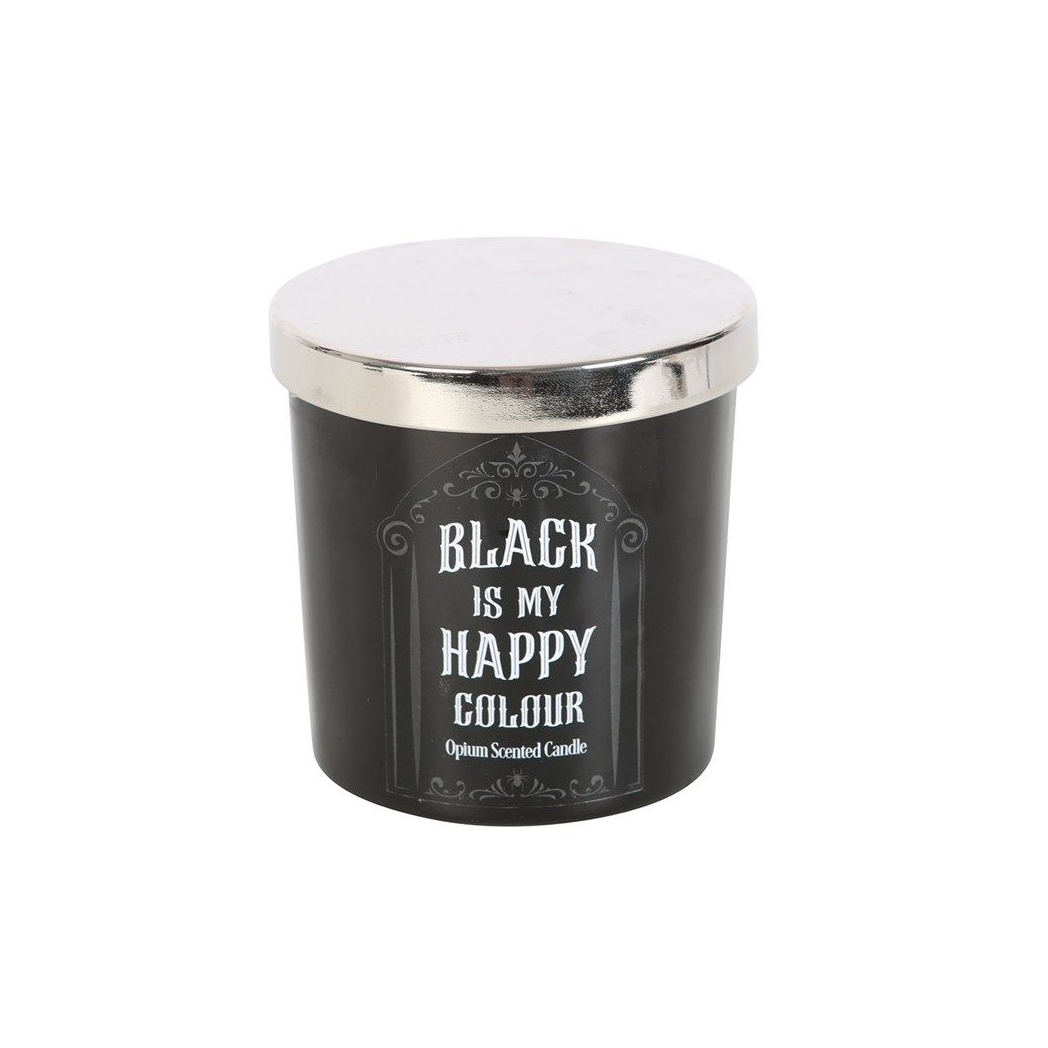 Black is My Happy Colour Opium Candle - Chilo Chic