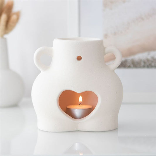 Cream Speckle Bum Oil Burner - Chilo Chic