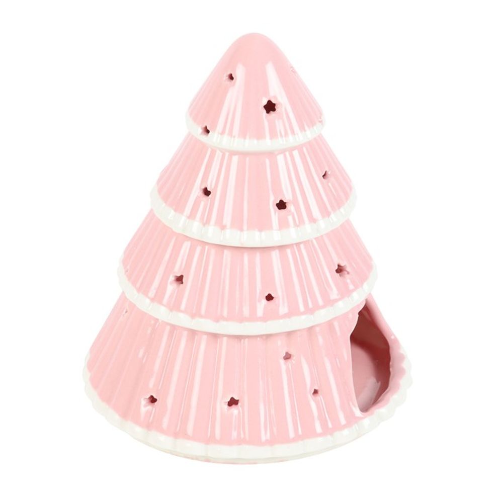 Pink Christmas Tree Oil Burner - Chilo Chic