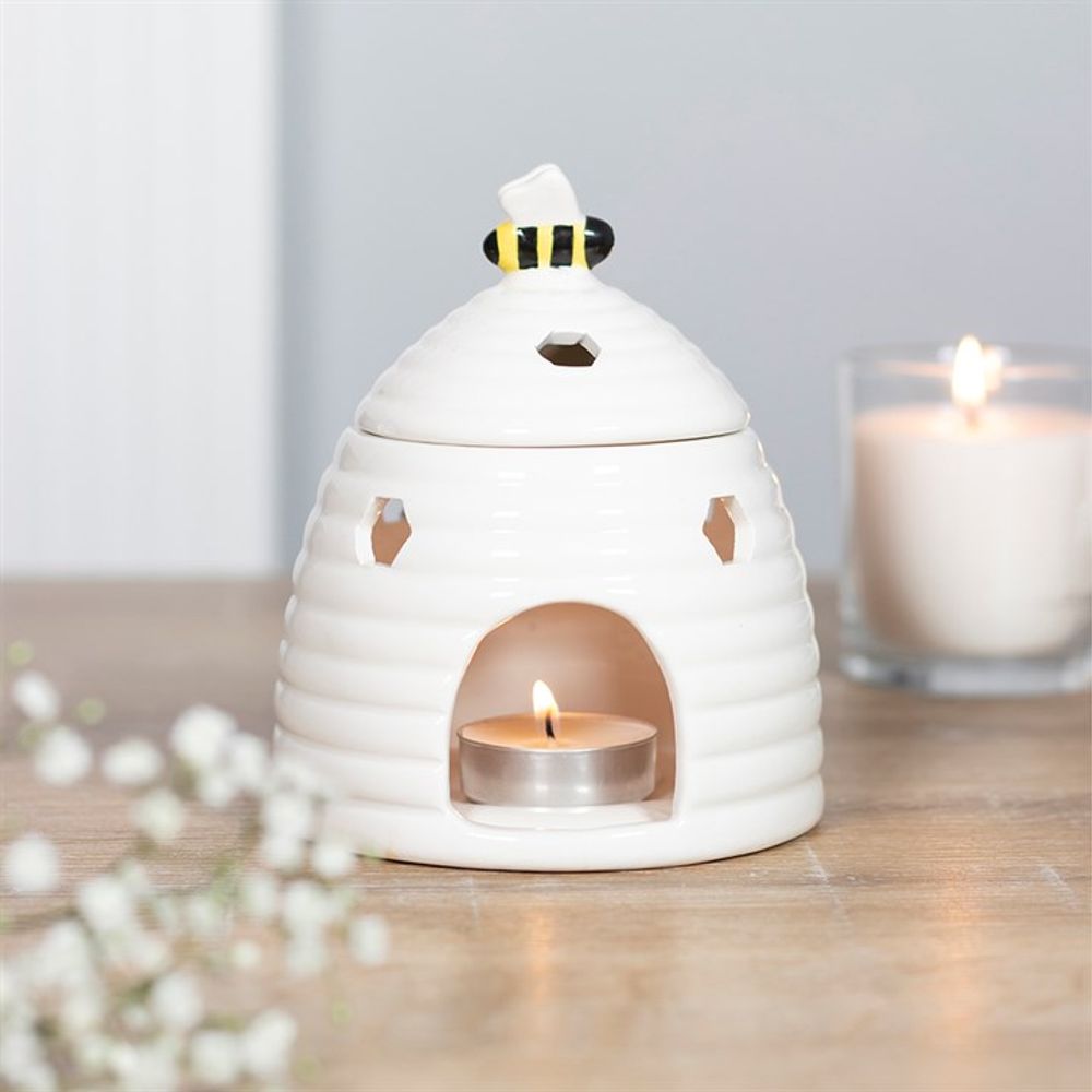 White Beehive Oil Burner - Chilo Chic