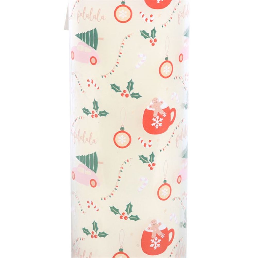 Sugarplum Fun Christmas Print Tube Candle - Chilo Chic